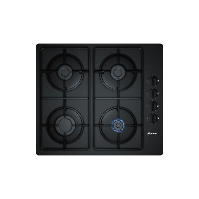Neff T26CR48S0 N 30, Gas Hob, 60 Cm, Black
