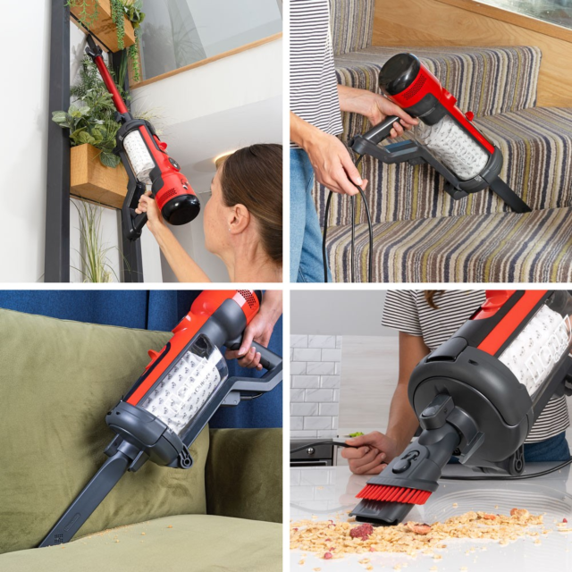 Numatic 919646 Henry Quick Corded Upright Vacuum Cleaner Red/Black