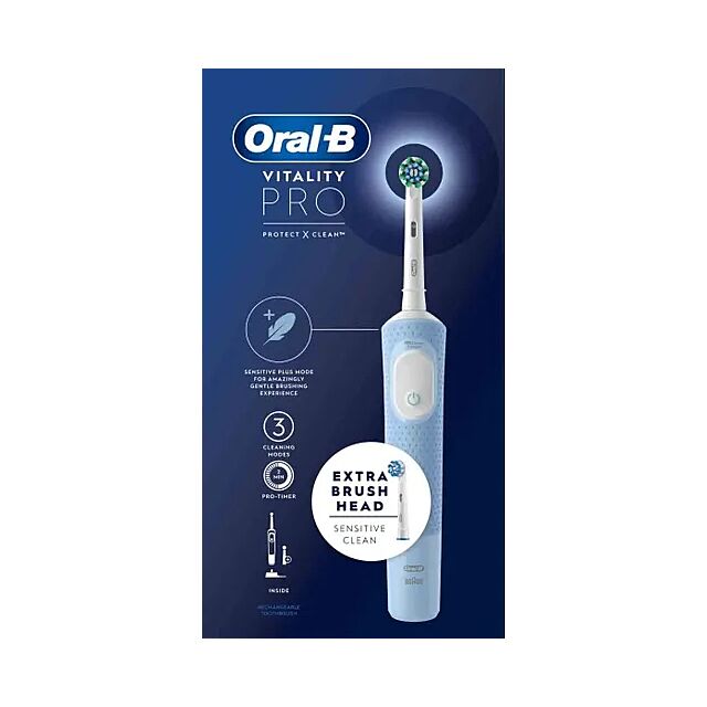 Oral B ORAD12PROCABL Pro Vitality Electric Toothbrush Blue