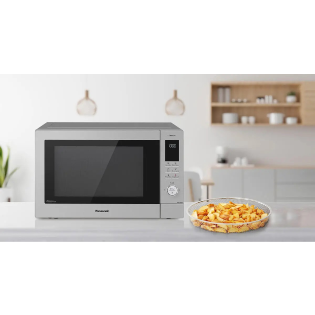 Panasonic NN-CD88QSBPQ 1000W Inverter Microwave, Air Fryer, Grill & Convection Oven Silver