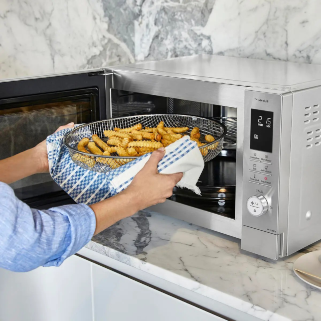 Panasonic NN-CD88QSBPQ 1000W Inverter Microwave, Air Fryer, Grill & Convection Oven Silver