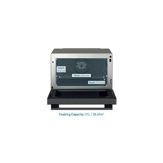 Panasonic NN-CS89LBBPQ 31L Microwave Steam Oven 1000W Black