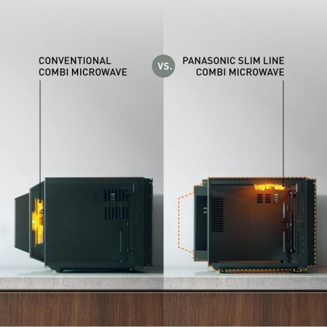 Panasonic NN-CT56RBBPQ 27L 1000W 4 In 1 Combi Inverter Microwave Oven Black
