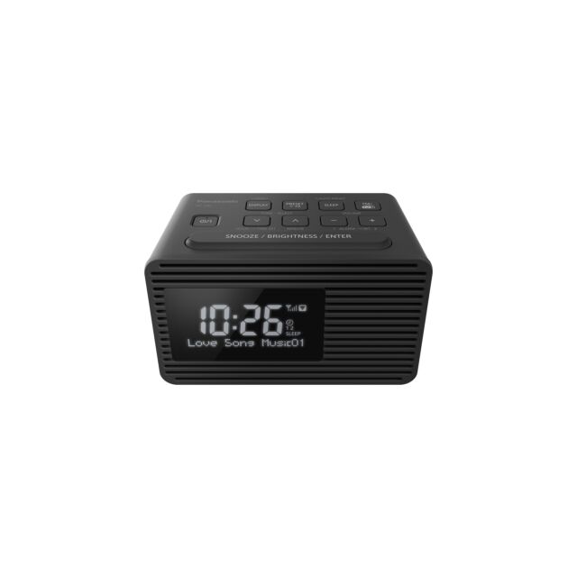 Panasonic RC-D8EB-K User-Friendly DAB/FM Clock Radio