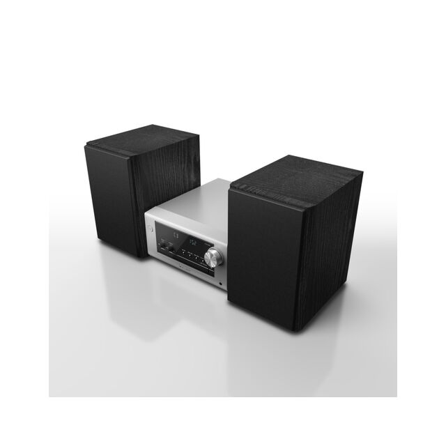 Panasonic SC-PM702EB-S CD Stereo System Black - Silver