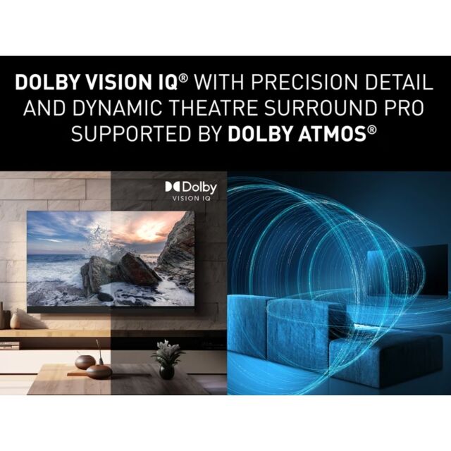 Panasonic TV-42Z90BEBA 42inch Premium Oled, Forward-Firing Speakers With Built-In Subwoofer, Freely Bl