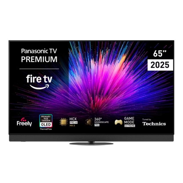 Panasonic TV-65Z95BEB 65inch Oled Fire TV Hcx Pro Ai Processor Mk Ii Black