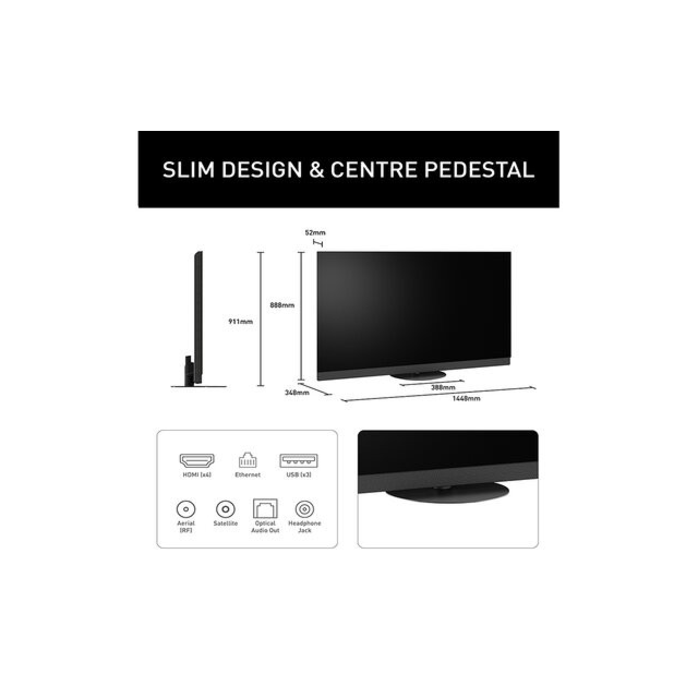 Panasonic TV-65Z95BEB 65inch Oled Fire TV Hcx Pro Ai Processor Mk Ii Black