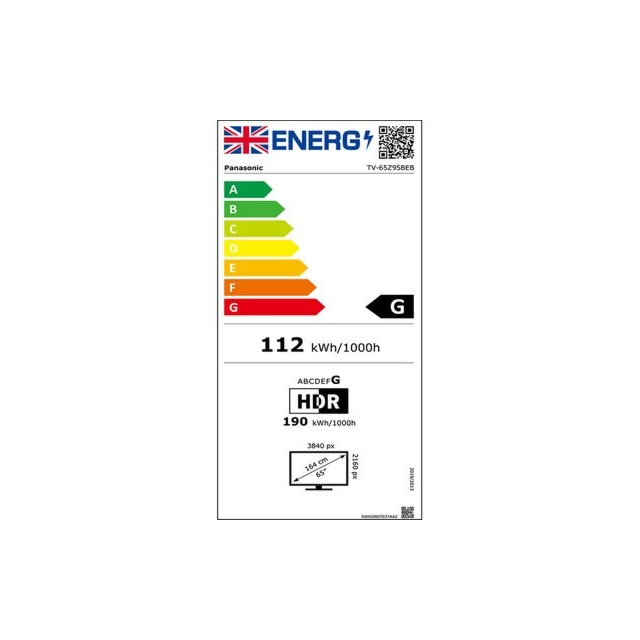 Panasonic TV-65Z95BEB 65inch Oled Fire TV Hcx Pro Ai Processor Mk Ii Black