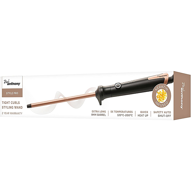 Paul Anthony H2115 'Stylepro' 9Mm Tight Curls Styler With Keratin Rose Gold