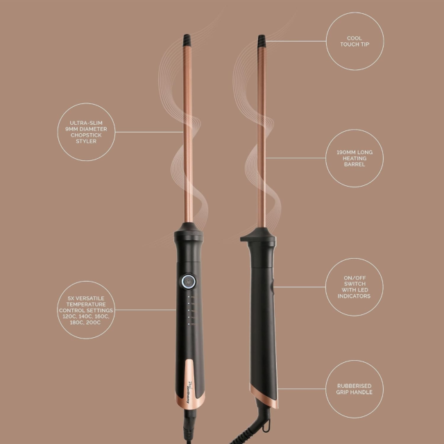 Paul Anthony H2115 'Stylepro' 9Mm Tight Curls Styler With Keratin Rose Gold