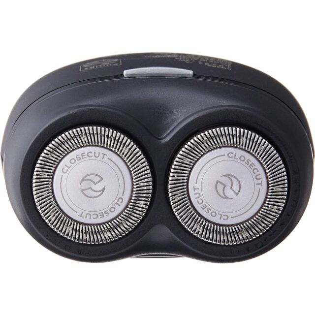 Philips PQ206 Electric Travel Shaver, Cordless Batter-Powered Burgundy Black