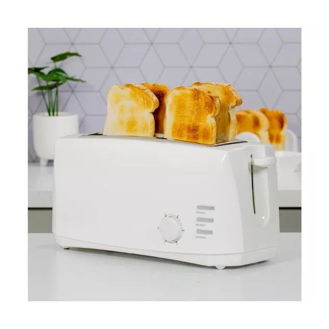 Quest 35049 4 Slice Toaster White