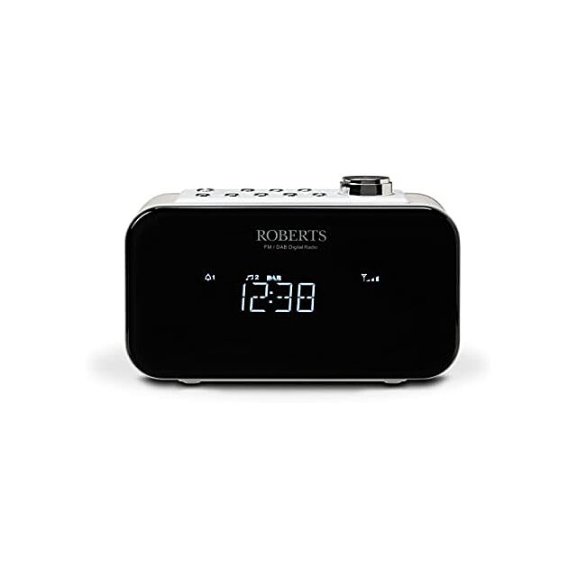 Roberts Radio ORTUS2W Dab/Dab+/Fm Clock Radio With USB Charging