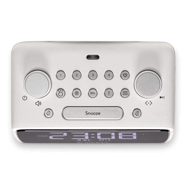 Roberts Radio ORTUS4W Dab+ / FM RDS / Bluetooth Alarm Clock Radio White