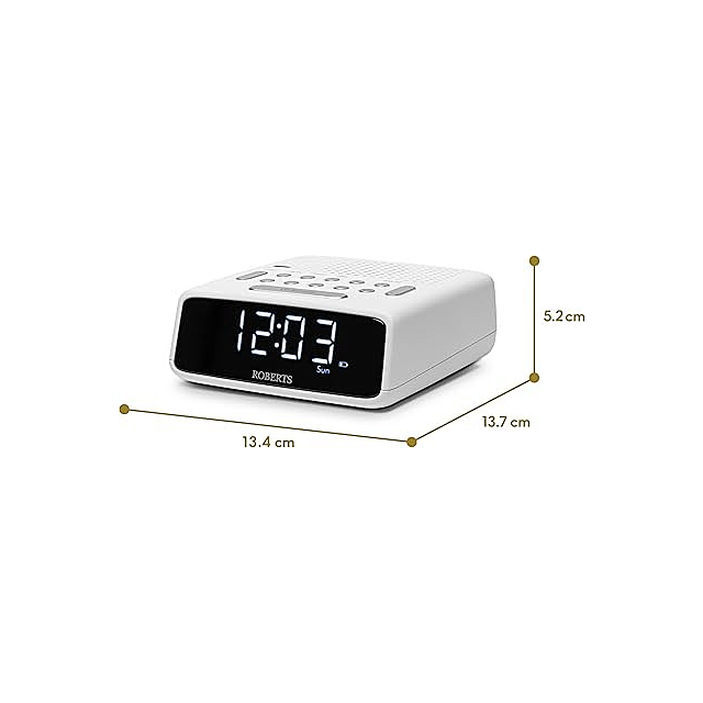 Roberts Radio ORTUSFMW Ortus FM Clock Radio White