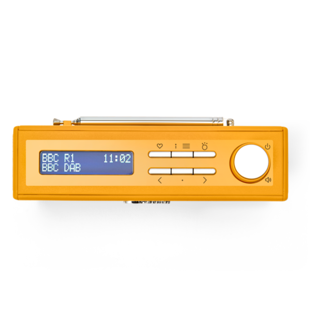 Roberts Radio RAMBLERBTMSY Dab+ / FM RDS / Bluetooth Portable Radio Yellow