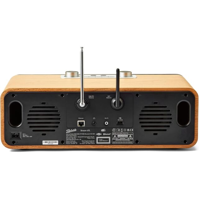 Roberts Radio STREAM67L Cd/Internet/Dab&Fm Sound System Cherry
