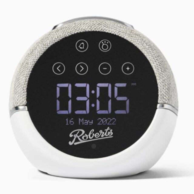 Roberts Radio ZENPLUSW Dab+ / Sleep Sounds / Bluetooth Clock Radio White