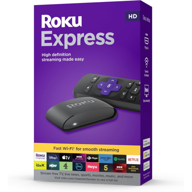 Roku 3960EU HD Streaming - Express Black