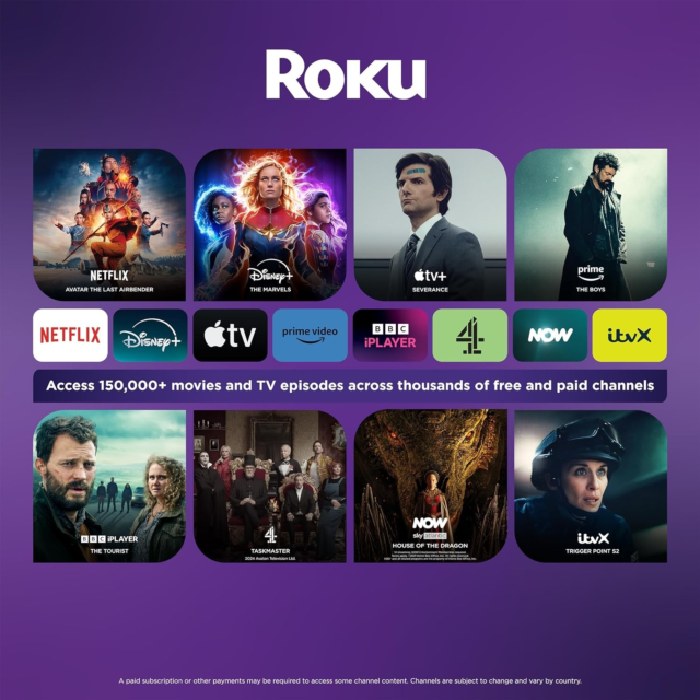 Roku 3960EU HD Streaming - Express Black