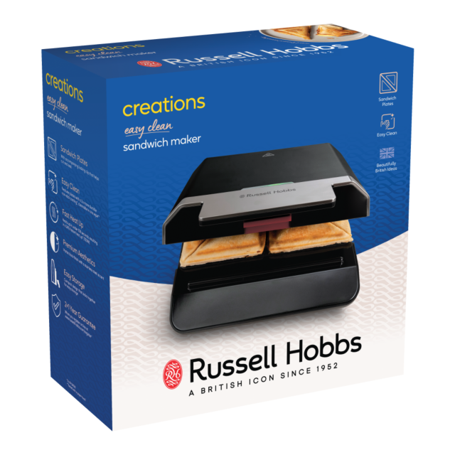 Russell Hobbs 26800 Easy Clean Sandwich Maker Black