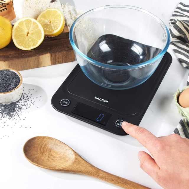 Salter 1067 TBFEU12 5 Kg Electrronic Kitchen Scale Black
