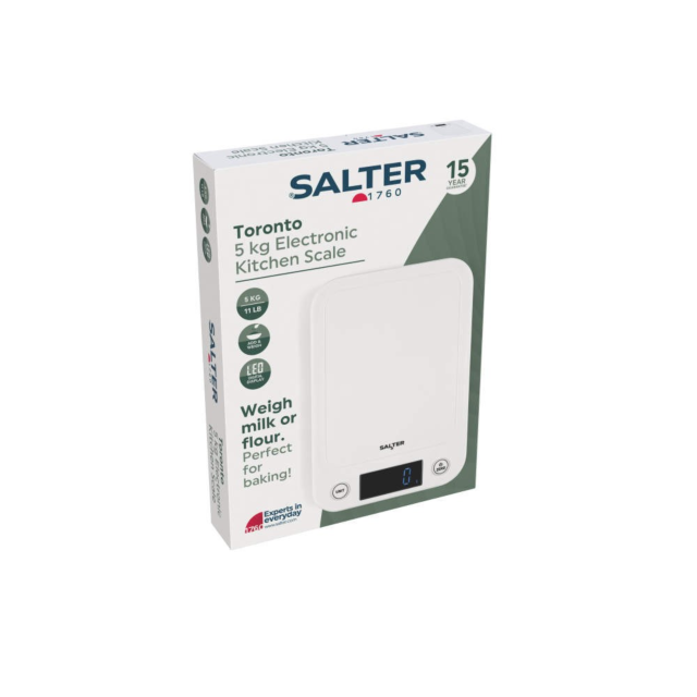 Salter 1067 TWFEU12 5 Kg Electrronic Kitchen Scale White