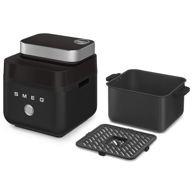 Smeg AFC01BLMUK Dual Flavour Airfryer Matte Black