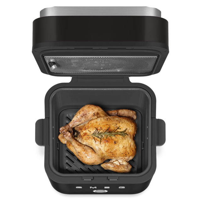 Smeg AFC01BLMUK Dual Flavour Airfryer Matte Black