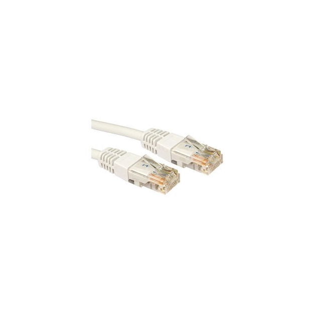 Spire URT-602W Moulded Cat5e Patch Cable, 2 Metres, Full Copper, White