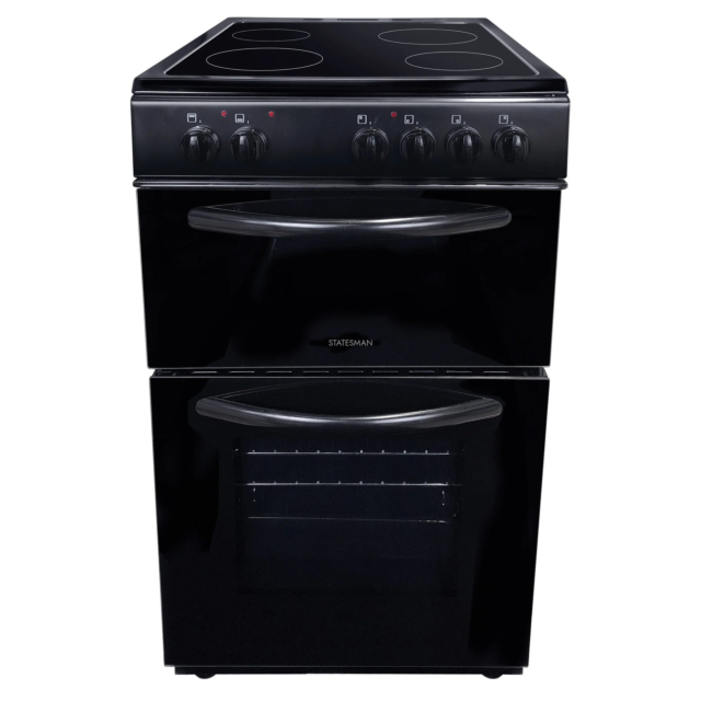 Statesman EDC50B 50cm Double Oven Electric Ceramic Cooker