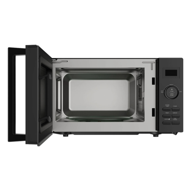Statesman SKMS0820DSB Solo Microwave With Stainless Steel Interior Black