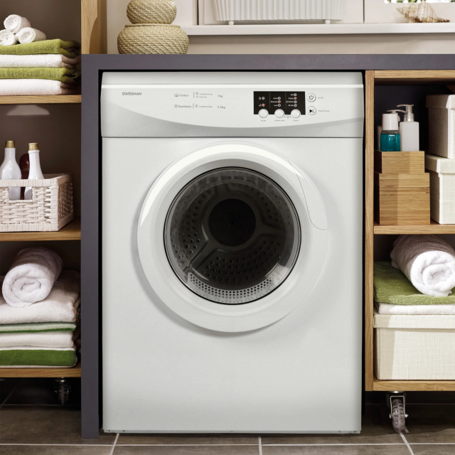 Statesman TVM07W 7Kg Vented Tumble Dryer White