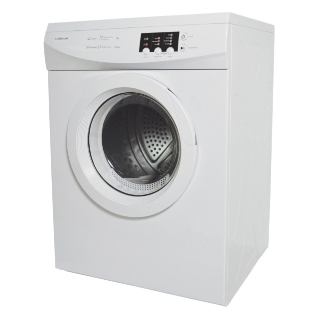 Statesman TVM07W 7Kg Vented Tumble Dryer White