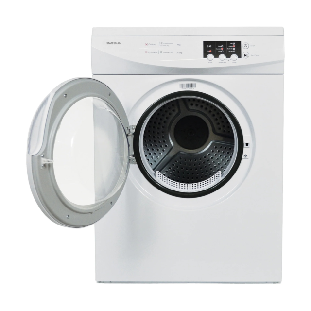 Statesman TVM07W 7Kg Vented Tumble Dryer White