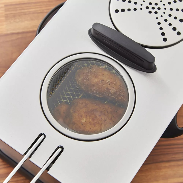 Swan SD6040N 3 Litre Fryer With Viewing Window Stainless Steel