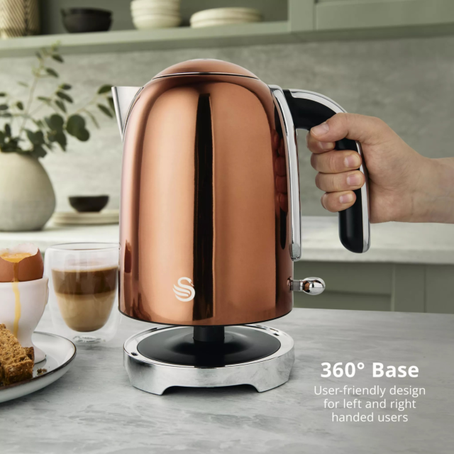 Swan SK19026COP Solace 1.7 Litre Rapid Boil Jug Kettle Copper