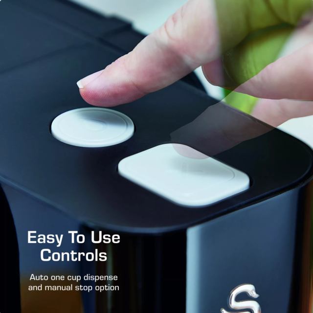 Swan SWD1004 1.5L Instant Hot Water Dispenser Black