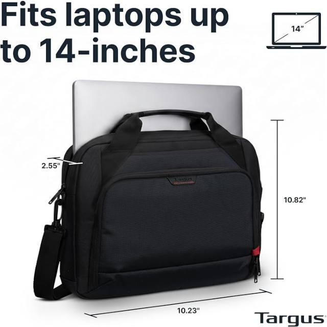 Targus CN415GL-70 Classic 15-16inch Briefcase Black