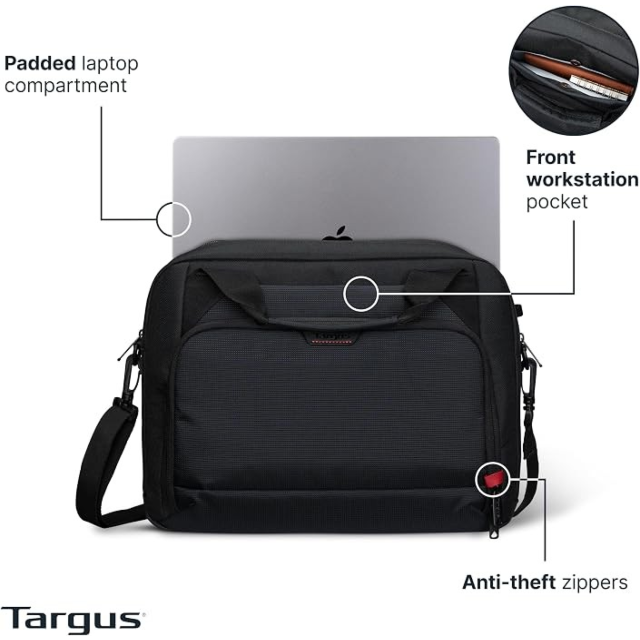Targus CN415GL-70 Classic 15-16inch Briefcase Black