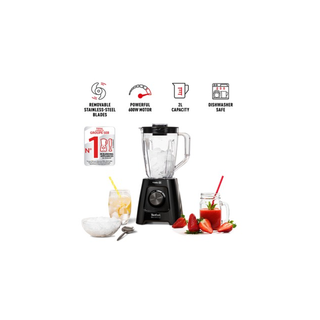 Tefal BL420840 Tefal Blendforce Effotless Blender Black Black