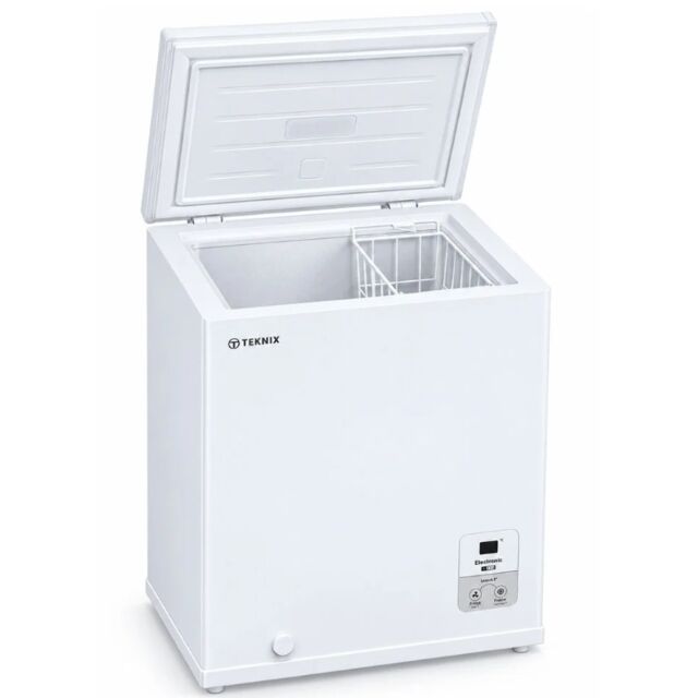 Teknix CH97 Ch97, 97L Chest Freezer White