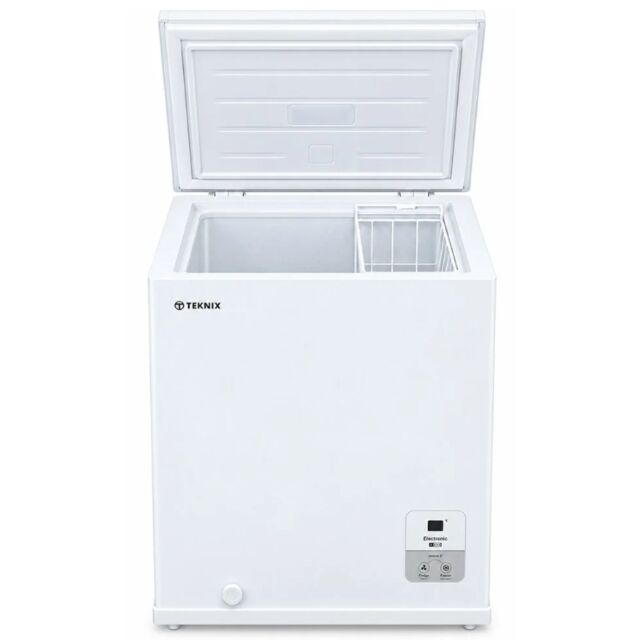 Teknix CH97 Ch97, 97L Chest Freezer White