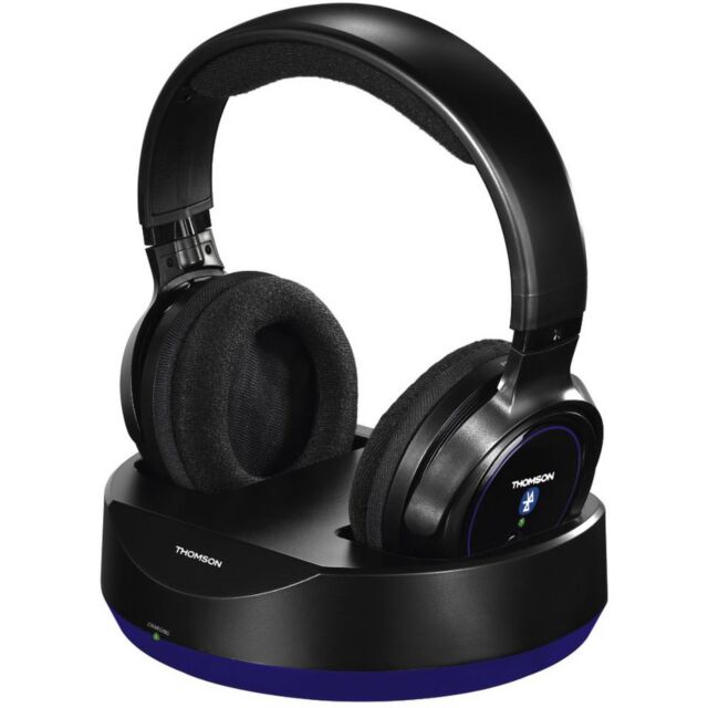 Thomson WHP6316BT Bluetooth Wireless Headphones with Charging Station