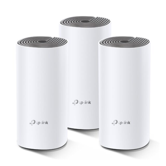 Tp-Link DECO E4 (3 PACK) Whole Home Mesh Wi-Fi System, Ac1200, Deco E4 White