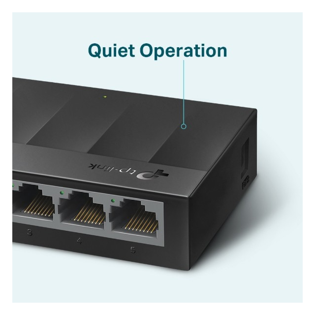 Tp-Link LS1005G 5-Port Gigabit Desktop Switch Litewave Black