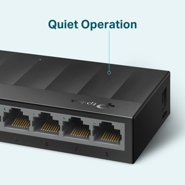 Tp-Link LS1008G 8 Port Gigabit Desktop Switch Black