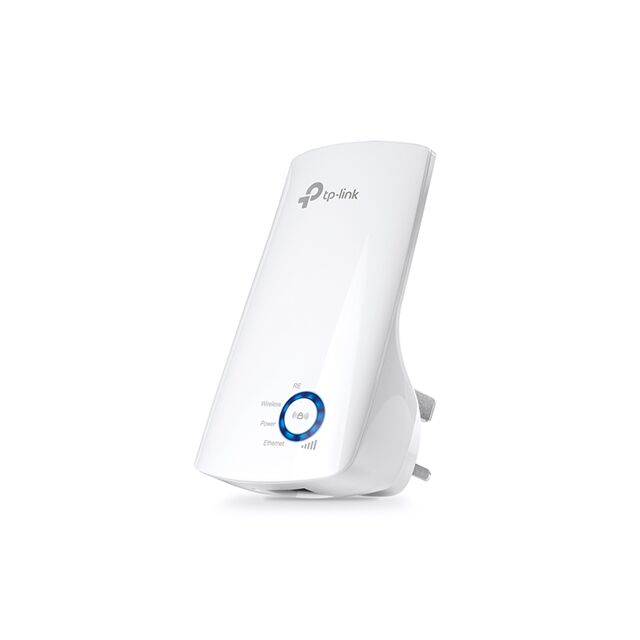 Tp-Link TL-WA850RE Wi-Fi Range Extender, N300, 300 Mbps 2.4 Ghz White