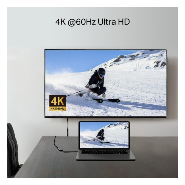 Tp-Link UA520C USB Type-C To HDMI Adapter Grey